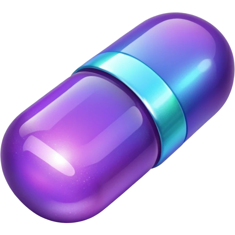 glitter purple medicine emoji