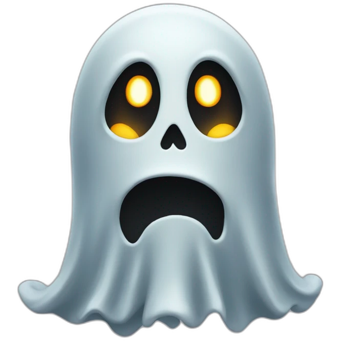 evil ghost emoji