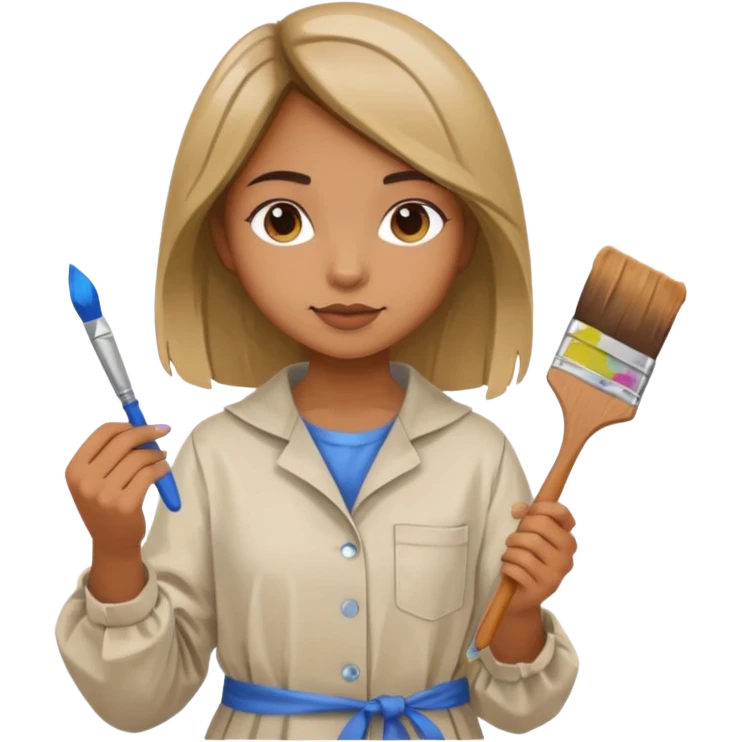 girl painter emoji