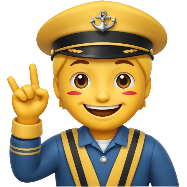 emoji marinero dice que no con brazos emoji