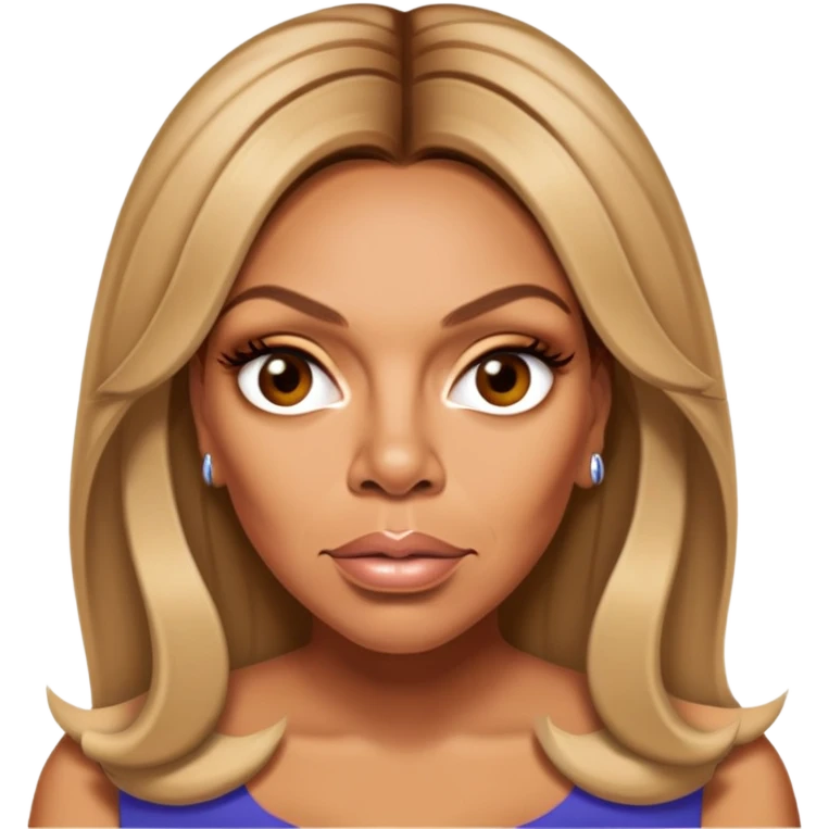Wendy Williams rolling eyes emoji