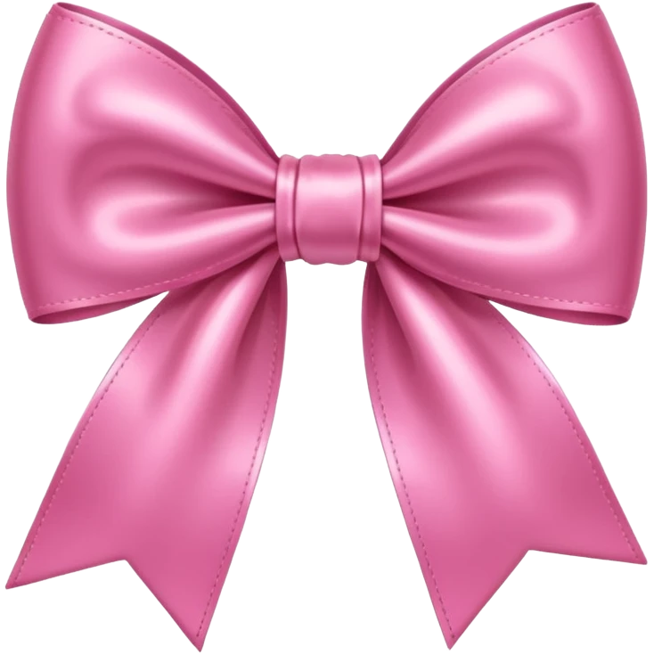 pink satin bow emoji