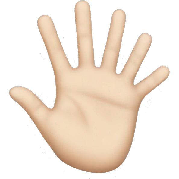 Hand fingers w emoji