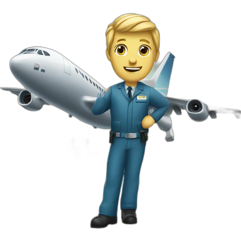 Air traffic controller emoji