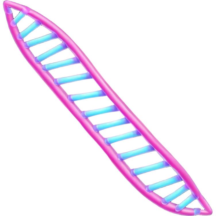 pink dna molecule emoji