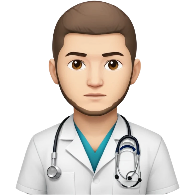 Khabib Nurmagomedov in a doctor's uniform. emoji