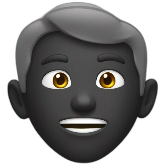 Coeur noir et blanc brisé emoji