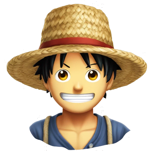 chapeau de paille luffy emoji