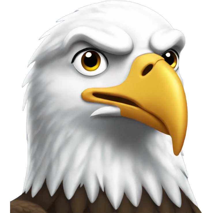 Bald eagle emoji