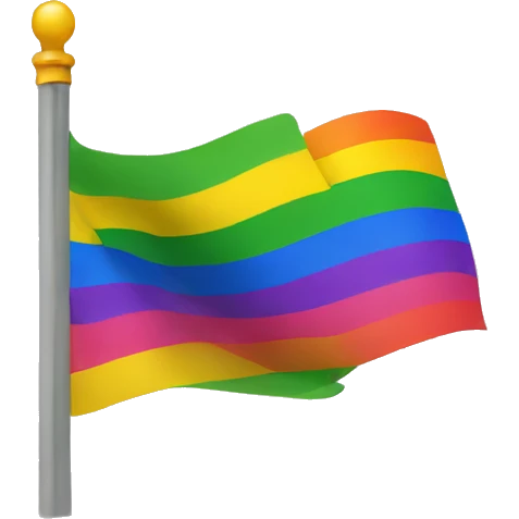 Bandeira lgbt emoji