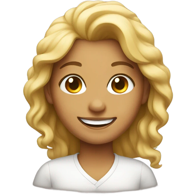 smiling woman  emoji