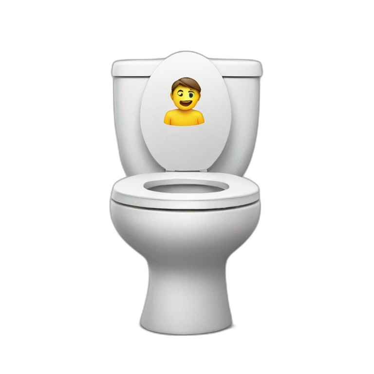 person on a toilet emoji