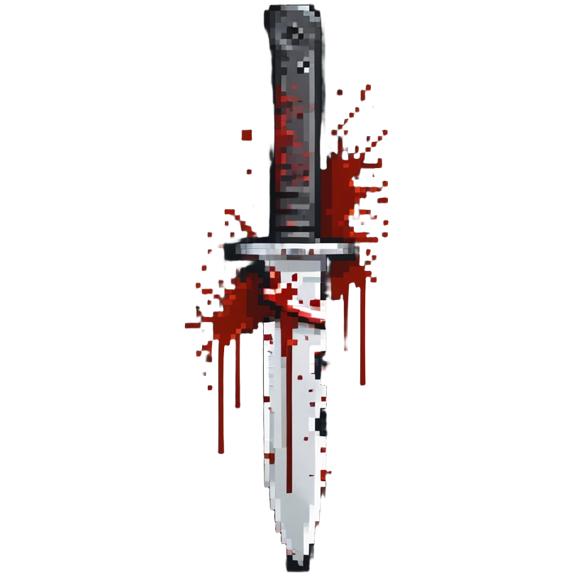 knife with blood splatter emoji