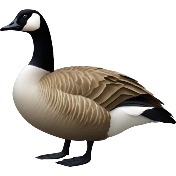 Golden Canada goose emoji