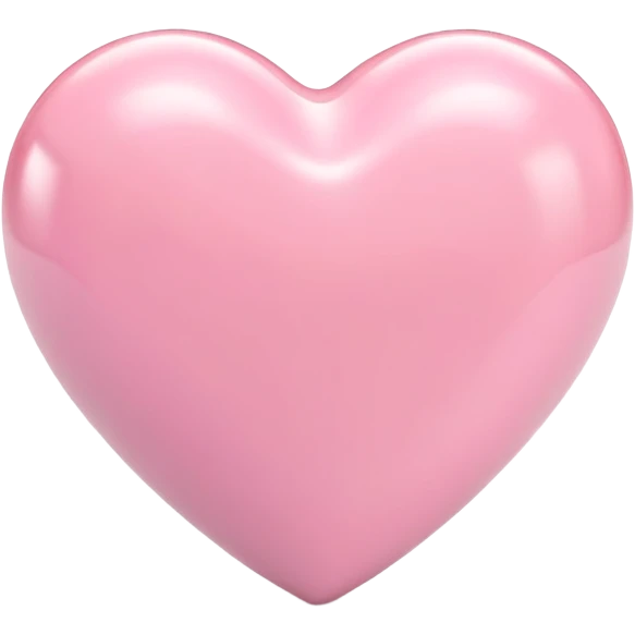light pink heart emoji