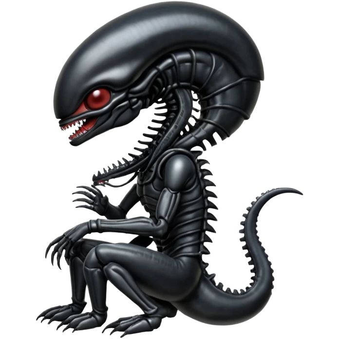 baby xenomorph from movie alien emoji