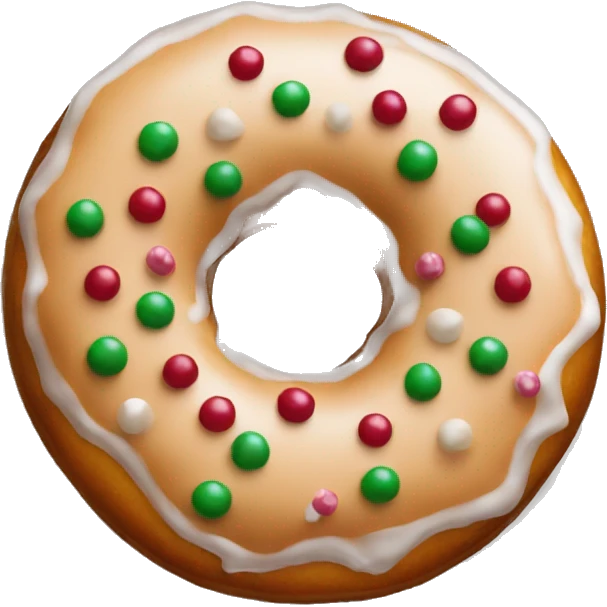 Christmas donut  emoji