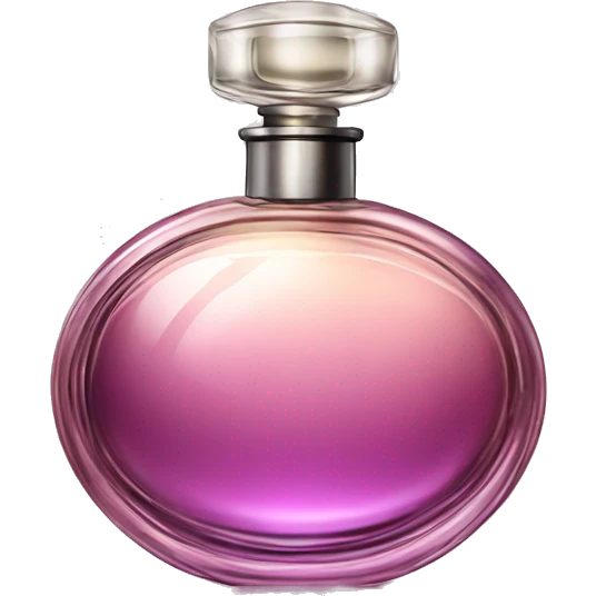 Luxury perfume bottle oval emoji