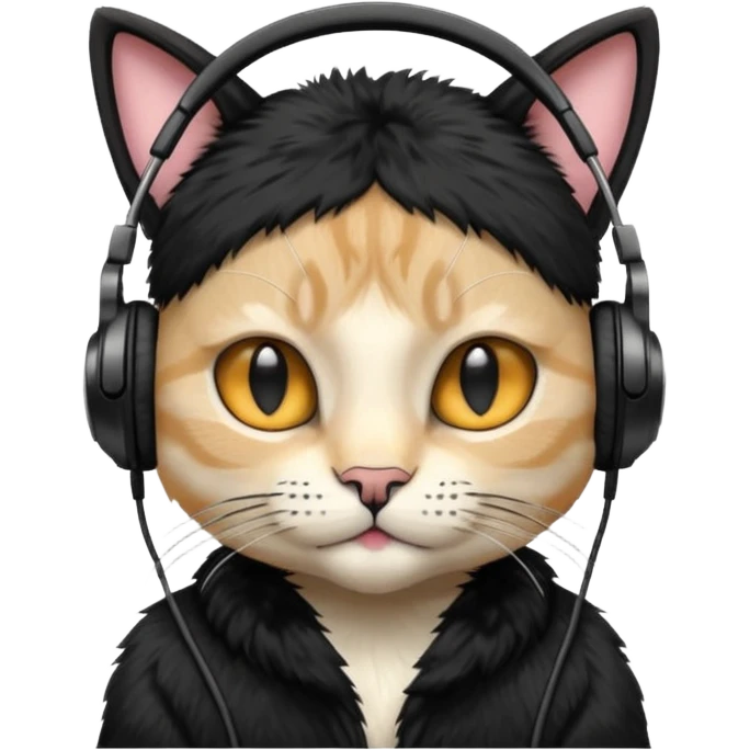 DJ cat emoji