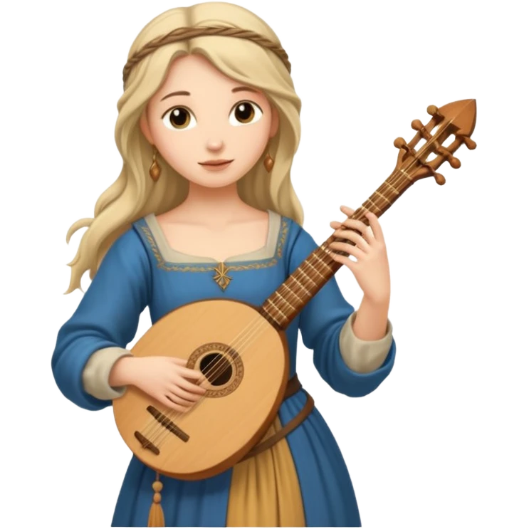 medieval bard woman emoji