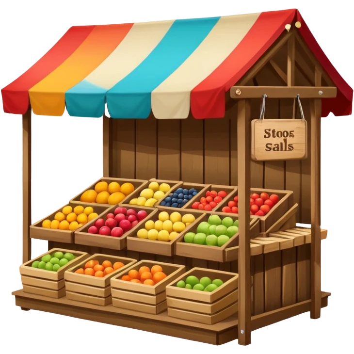 Street Market Stall
 emoji