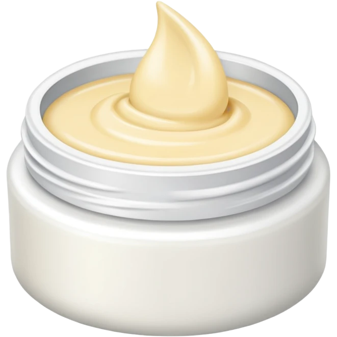 Cosmetic paste-like substance emoji