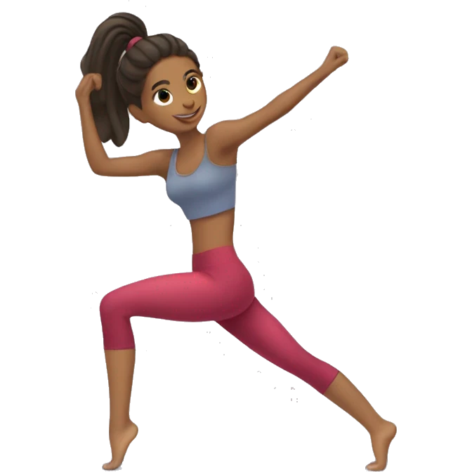 Pilates girl emoji