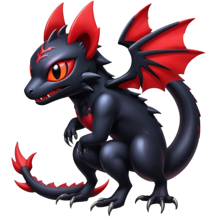Shiny Epic Badass Gothic Noibat-Salandit-Litten-Hybrid emoji
