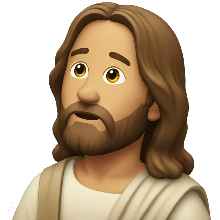 jesus praying emoji