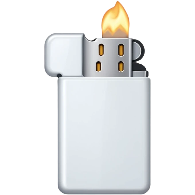 white lighter emoji