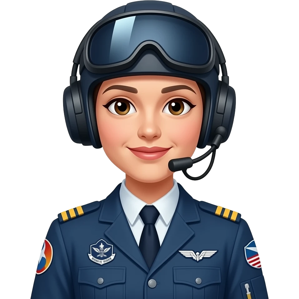 Female jet pilots emoji