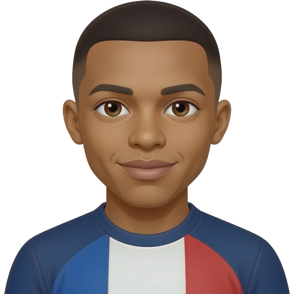 Kylian Mbappe in France emoji