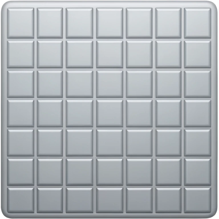 Light gray square with a checkered pattern 8x8 emoji
