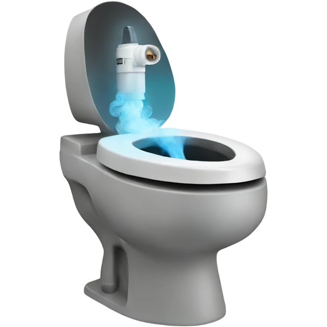 vape in toilet emoji