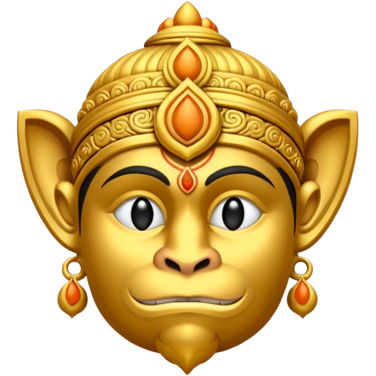 Hanuman gada emoji