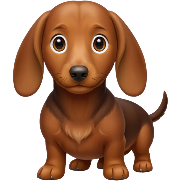 Perro salchicha emoji