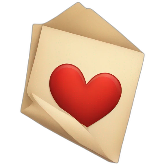 Congo flap with heart emoji