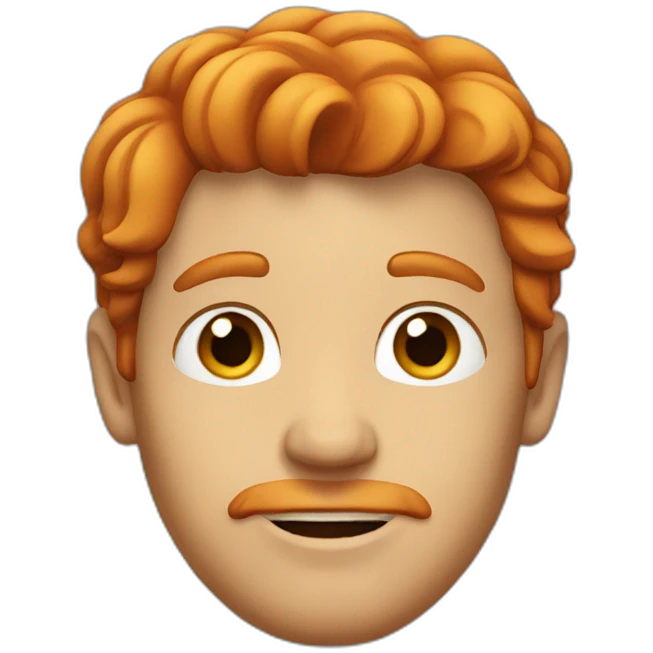 red-haired man emoji