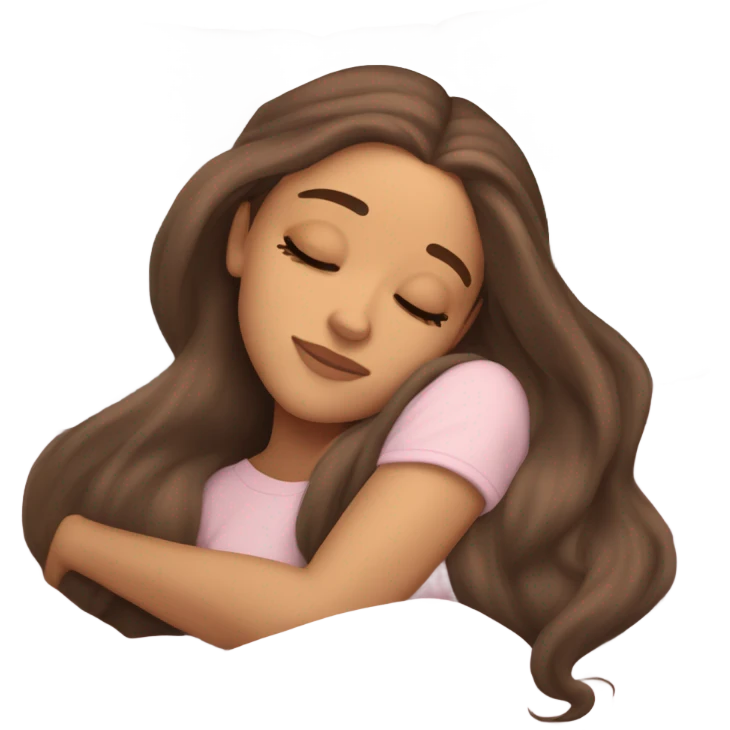 Ariana Grande sleeping emoji