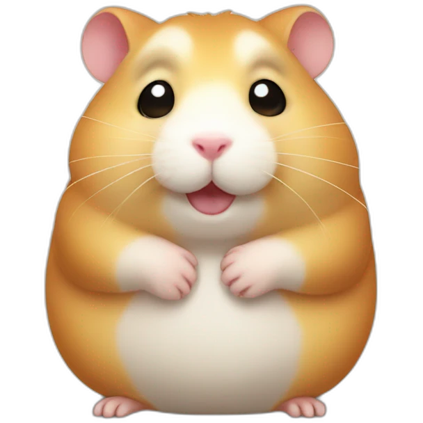 Fatty round hamster emoji