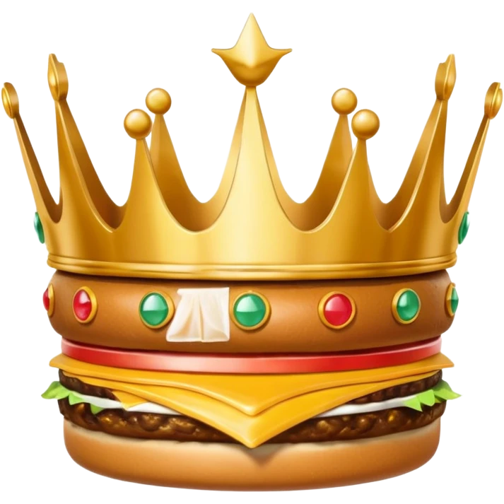 Burger King crown emoji