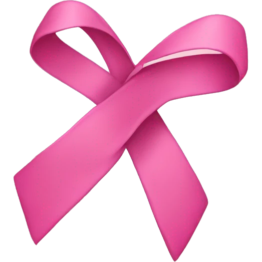 Pink ribbon emoji