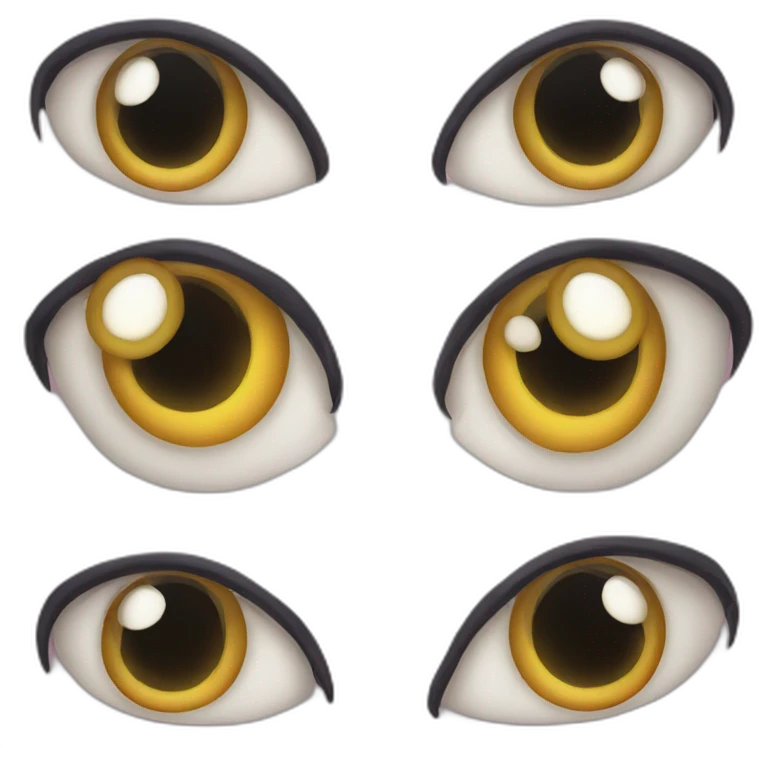 Creepy eyes emoji