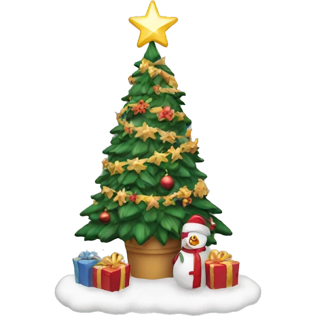 aesthetic Christmas decor emoji