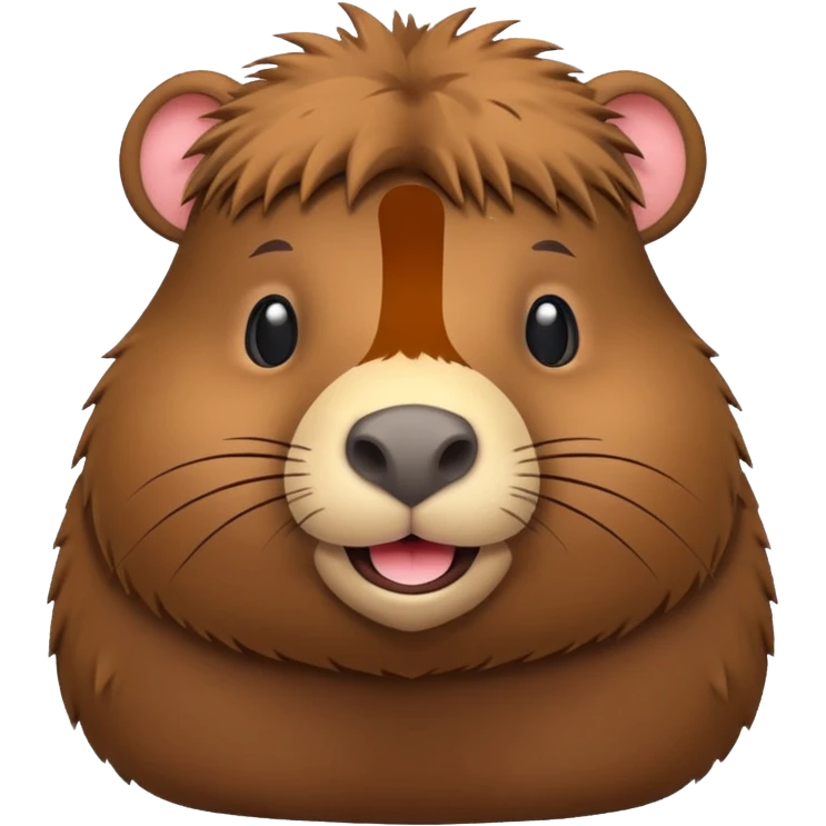 3d style capybara emoji
