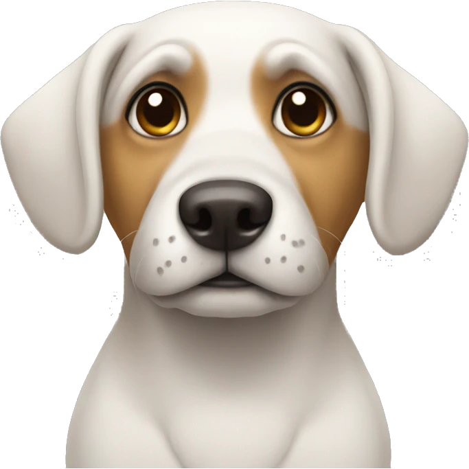 Dog cosplaying as human  emoji