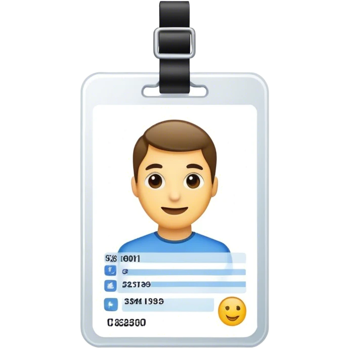 Personal ID Card emoji