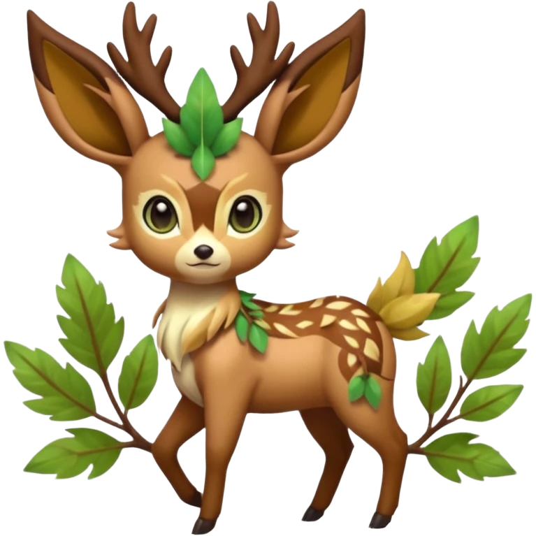 Meloetta-Deerling-Leafeon-Pokémon-Fakémon-creature emoji