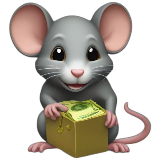 stingy rat money emoji