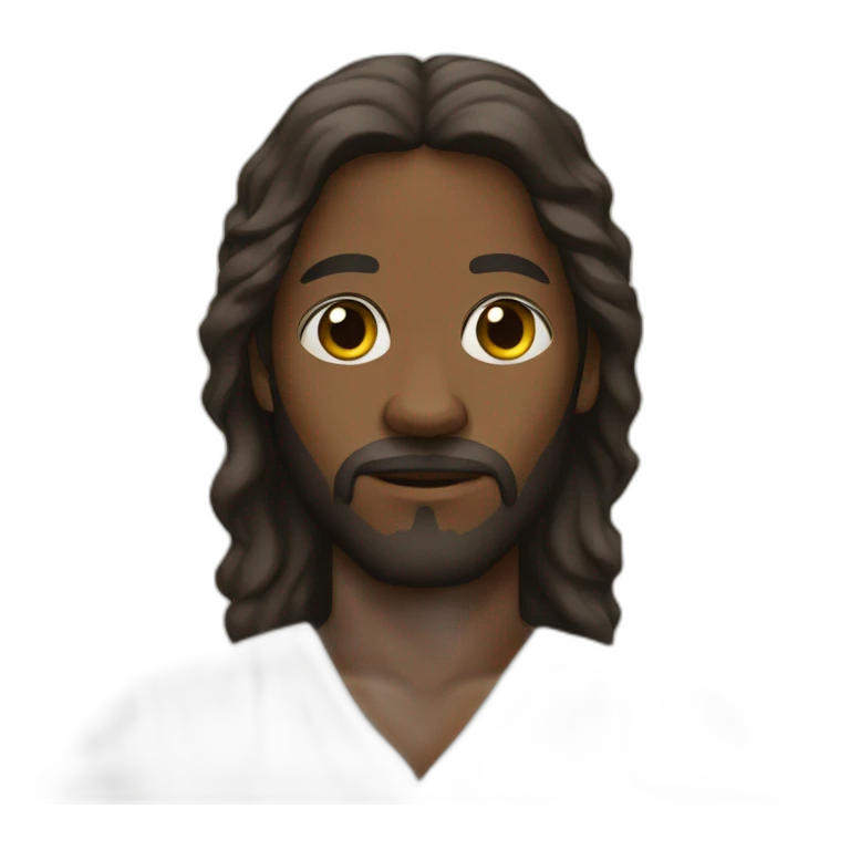 black jesus christ emoji